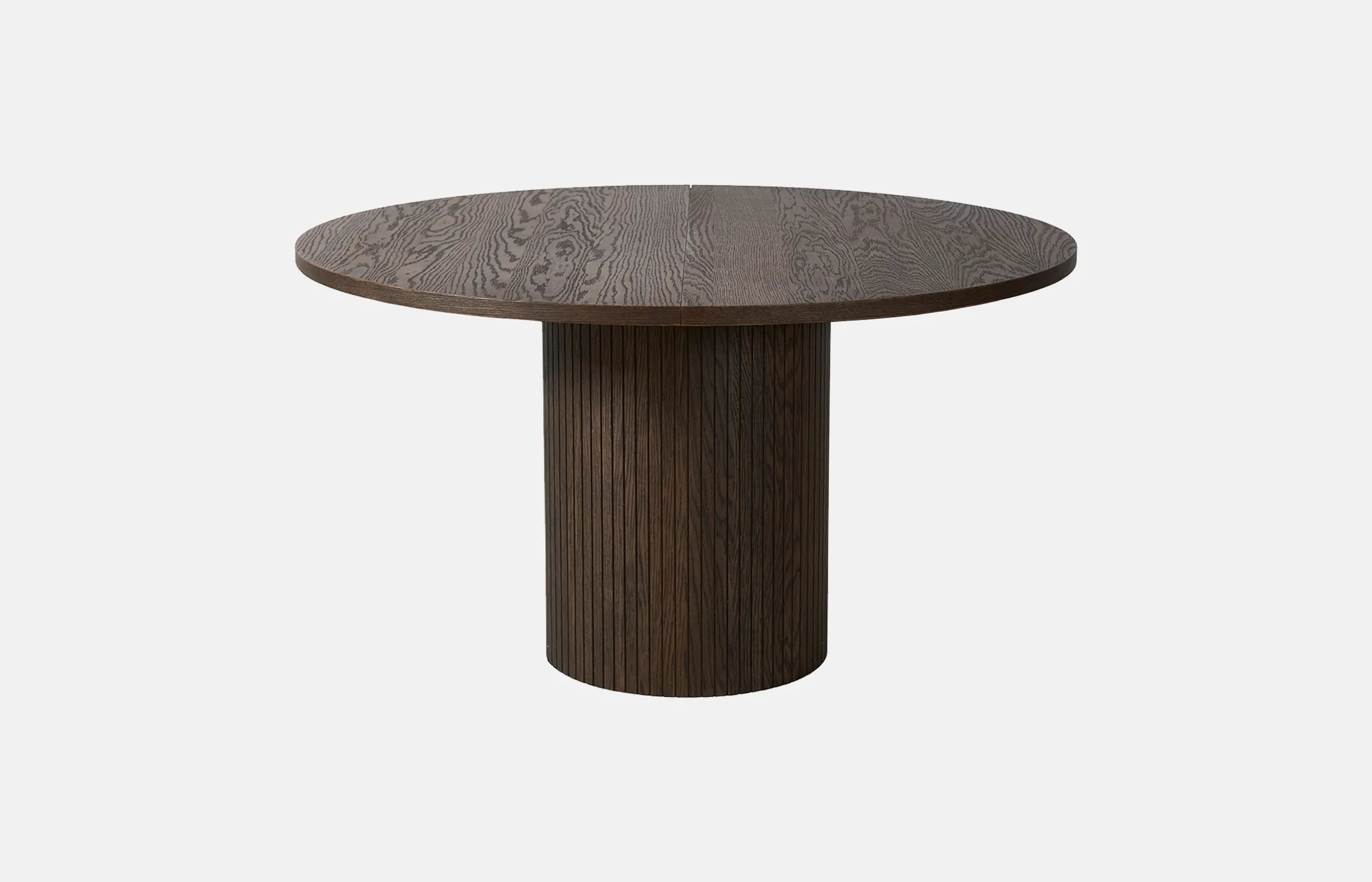 Sophisticate Spisebord (Ø115/130/150) Mocca-brun m/ Delt Sokkel