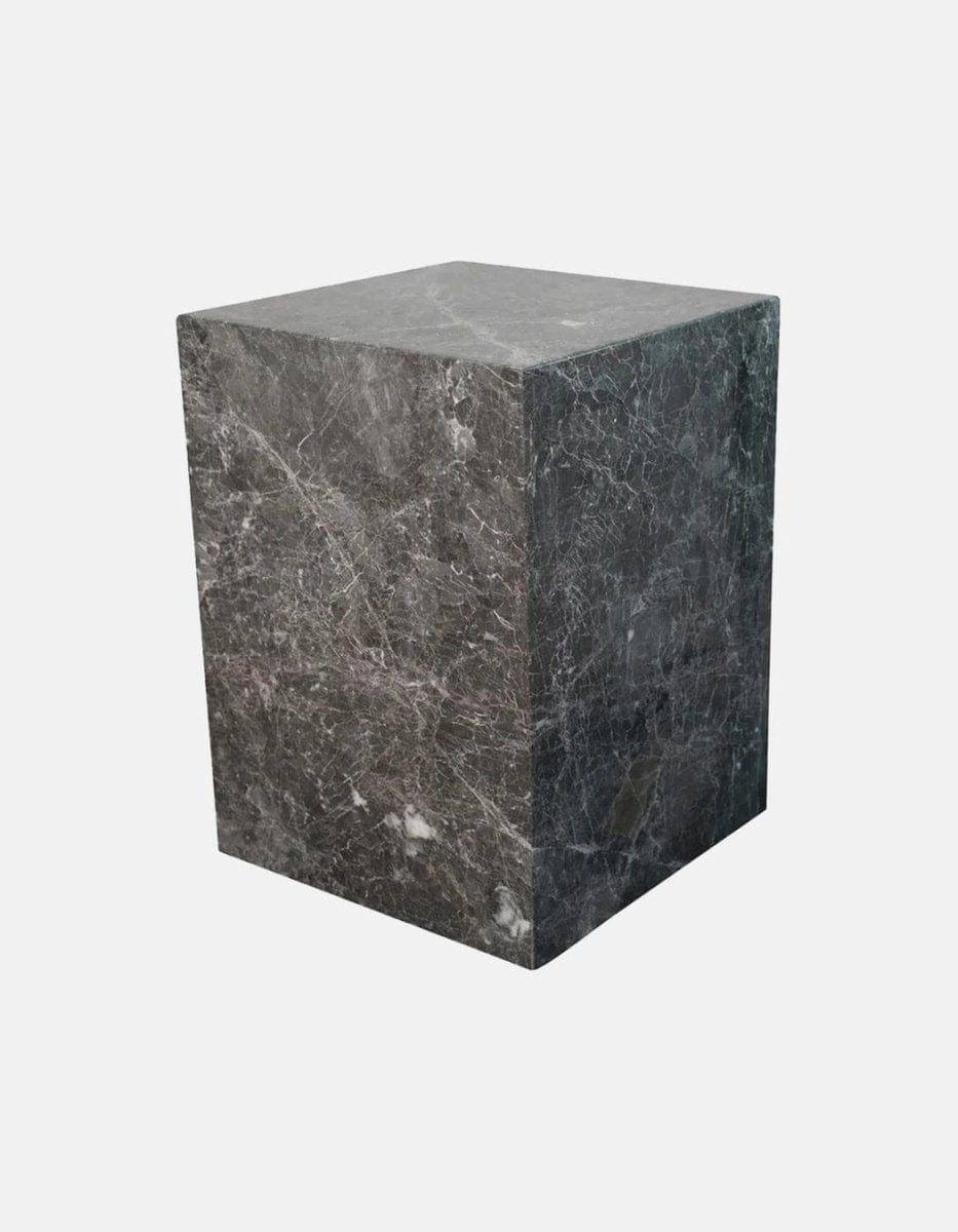 Phantom Cube Grå Marmorbord 35x35 01