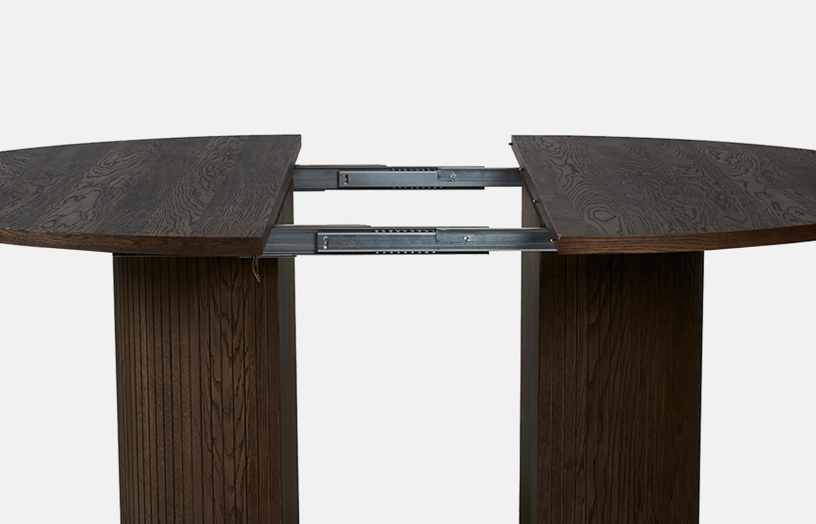 Sophisticate Spisebord (Ø130) Mocca-brun m/ Delt Sokkel