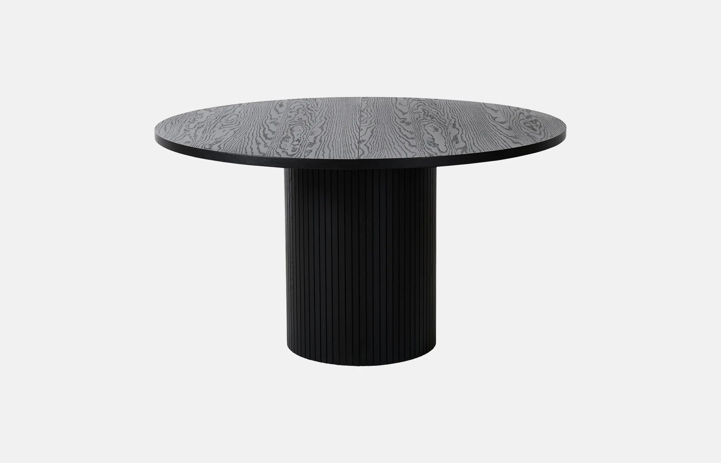 Sophisticate Spisebord (Ø115/130/150) Sort m/ Delt Sokkel