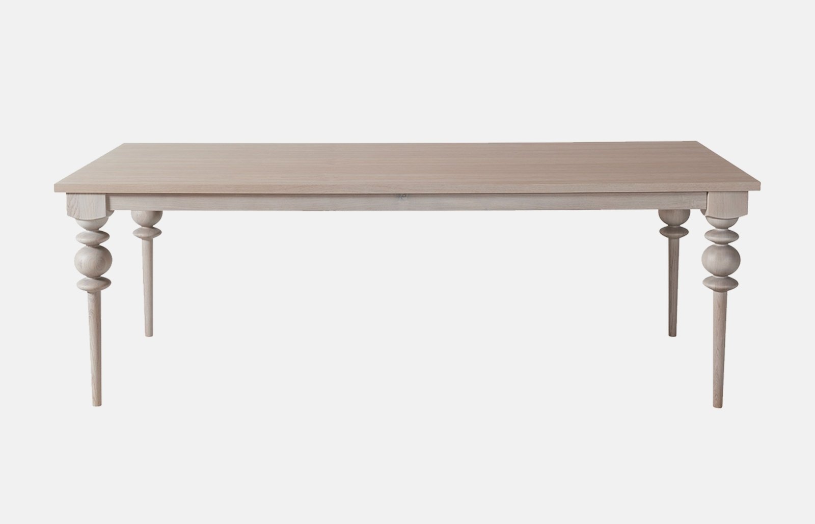 Mandal Spisebord (220 cm) Hvitoljet