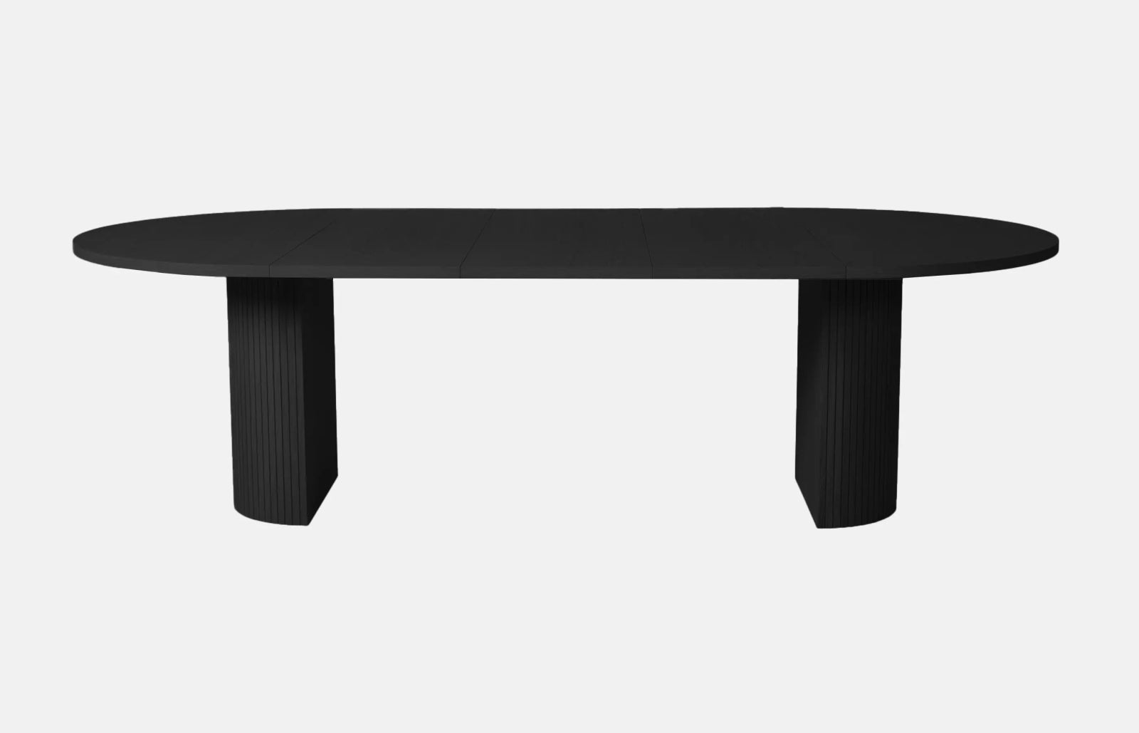 Sophisticate Spisebord (Ø115/130/150) Sort m/ Delt Sokkel